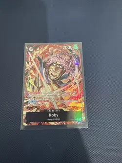 Koby Alt Art SR EB01-044 Adventure on Kami’s Island NM One Piece TCG - Image 1