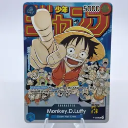 One Piece Card TCG CS 2023 Event Pack Vol 2 Monkey D Luffy P-033 English Promo - Image 1