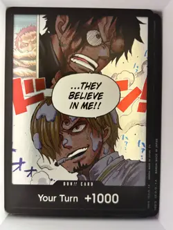 DON!! Luffy & Sanji English A Fist of Divine Speed One Piece TCG Card Game - Image 1