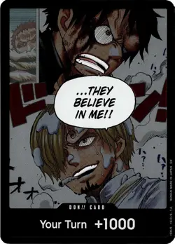 DON!! Luffy & Sanji English A Fist of Divine Speed One Piece TCG Card Game - Image 2