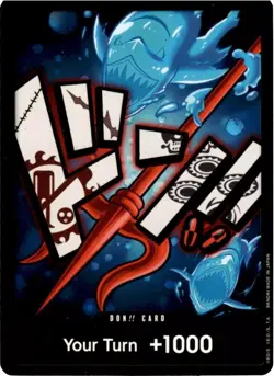 DON!! Card (Hody Jones) English DON!! One Piece TCG Card Game - Image 2