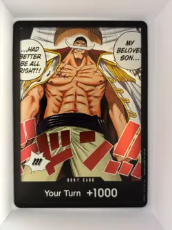 DON!! White Beard Newgate Whitebeard Two Legends English One Piece TCG Card Game - Image 1