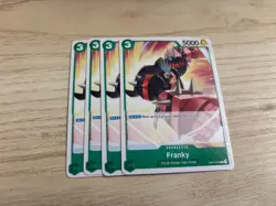 OP13-033 Playset 4 x Franky English C One Piece TCG Card Game - Image 1