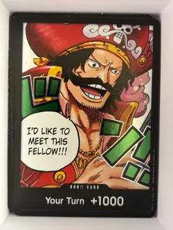 DON!! Gol.D.Roger English Carrying On His Will One Piece TCG Card Game - Image 1