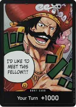 DON!! Gol.D.Roger English Carrying On His Will One Piece TCG Card Game - Image 2