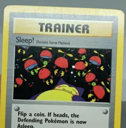 NEAR MINT Trainer Sleep! Team Rocket Set -1st Edition--- Pokemon Card 79/82 LP - Image 4