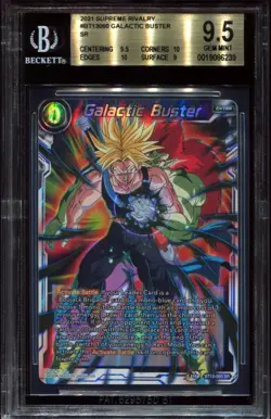 Galactic Buster BT13-060 SR BGS 9.5 Dragon Ball Super Card - Image 1