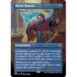 MYSTIC REMORA (BORDERLESS) Dominaria Remastered Magic MTG MINT CARD - Image 1