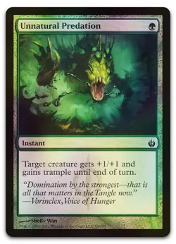 Unnatural Predation #93 (Foil) (NM) Mirrodin Besieged MBS Magic MTG - Image 1