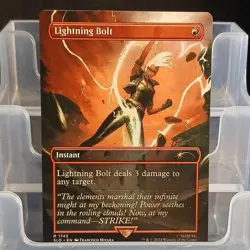 Wizards of the Coast MTG Lightning Bolt Red Instant Secret Lair 1743 - Image 1