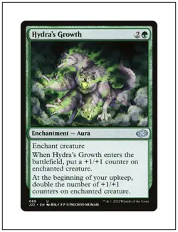 1x Hydra's Growth, Jumpstart 2022 Anime Art, Magic MTG NM - Image 1