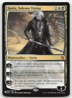 Sorin, Solemn Visitor 202 PLST The List Reprints Magic MTG NM - Image 1
