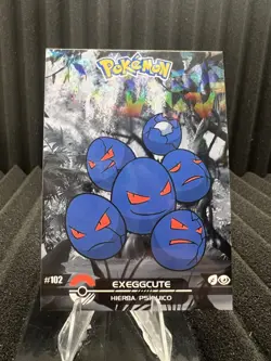 Exeggcute #102 - Cracked Ice Holo - Crystal Dark Black 2025 - Pokemon Card - Image 1