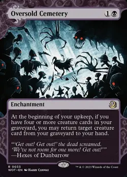 Mint/Near-Mint, English - 1 x MTG Oversold Cemetery Wilds of Eldraine: Enchantin - Image 1