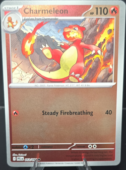 Pokemon TCG Charmeleon 012/094 Me02 Phantasmal Flames 1st Ed Reverse Holo - Image 1