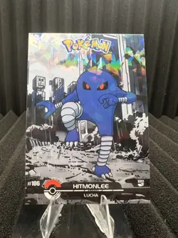 Hitmonlee #106 - Cracked Ice Holo - Crystal Dark Black 2025 - Pokemon Card - Image 1