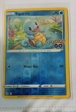 Squirtle 015/078 Pokemon GO Reverse Holo - Image 1