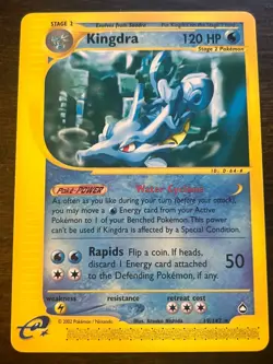 Kingdra 19/147 Pokemon Aquapolis Non-Holo NM - Image 1