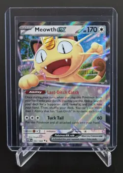 Pokemon Perfect Order Meowth ex 062/088 Double Rare Holo NM - Image 1