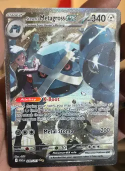 STEVEN'S METAGROSS EX 289/217 ASCENDED HEROES POKEMON NM/M - Image 2