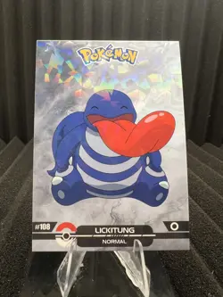 Lickitung #108 - Cracked Ice Holo - Crystal Dark Black 2025 - Pokemon Card - Image 1
