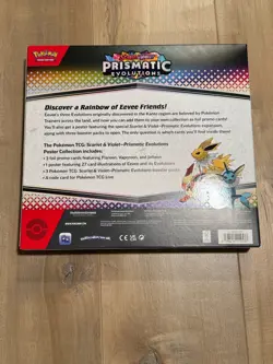 Pokemon TCG Scarlet & Violet Prismatic Evolutions Poster Collection Box - Image 2