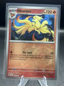 Ninetales 017/191 Sv08: Surging Sparks Reverse Holo Pokemon TCG NM - Image 1