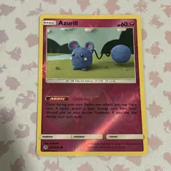 Azurill 146/236 Reverse Holo Common Cosmic Eclipse Pokemon NM - Image 1