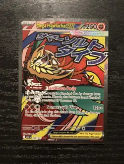 Pokemon Mega Hawlucha ex 268/217 Mega Attack Rare Me: Ascended Heroes NM - Image 1