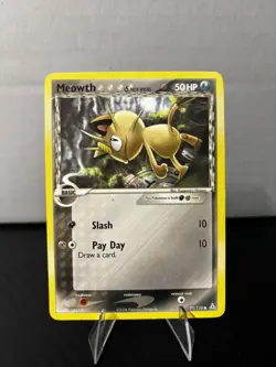 Pokemon tcg Holon Phantoms Meowth (Delta Species) #71/110 - Image 1