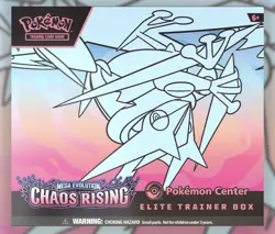 (2) Presale Chaos Rising Pokemon Center ETB Elite Trainer Box Pokemon PRESALE - Image 1