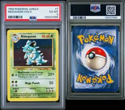 Pokemon TCG Nidoqueen 7/64 Jungle Holo Rare PSA 6 1999 Vintage WOTC - Image 3