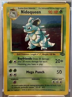 Pokemon TCG Nidoqueen 7/64 Jungle Holo Rare PSA 6 1999 Vintage WOTC - Image 5