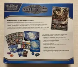 Stellar Crown Pokemon Center Exclusive Elite Trainer Box Factory Sealed! - Image 2