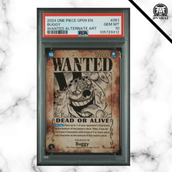 One Piece Card English - Buggy Wanted #051 - OP09 - PSA 10 GEM MINT - Image 1