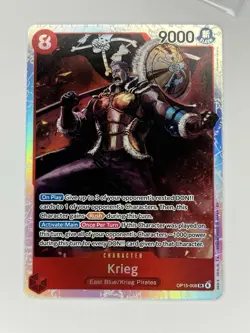 Krieg OP15-008 SR One Piece Adventure on Kami's Island - Image 1