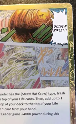 Gum-Gum Golden Rifle OP15-116 Foil Rare Adventure On Kami's Island One Piece CCG - Image 3