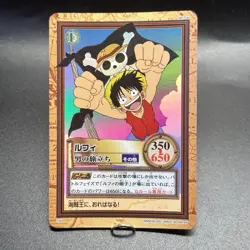 Luffy 2001 C69 One Piece Carddass Hyper Battle Holo Japanese Vintage Bandai - Image 3