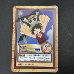Luffy 2001 C69 One Piece Carddass Hyper Battle Holo Japanese Vintage Bandai - Image 4