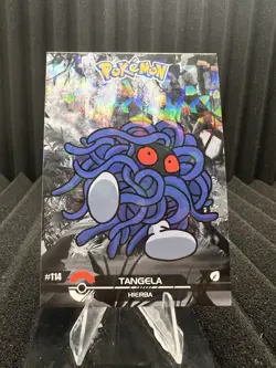 Tangela #114 - Cracked Ice Holo - Crystal Dark Black 2025 - Pokemon Card - Image 1