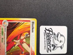 Blaziken Holo Rare 1/100 EX Sandstorm Pokemon Card Vintage LP - Image 2