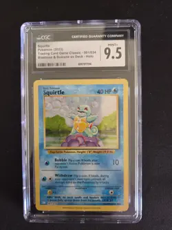 Pokemon 2023 Squirtle Trading Card Game Classic #1 CGC 9.5 - Image 1
