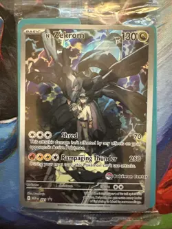 Pokemon N’s Zekrom 031 Promo Pokemon Center Stamped SEALED Two Cards W/ Dividers - Image 1