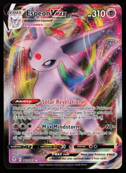 Espeon VMAX 065/203 Holo Evolving Skies Pokemon Card - Image 1