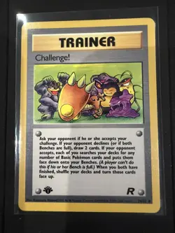 Challenge! 74/82 - Team Rocket 1st Edition - Pokemon Card LP/NM - Image 1