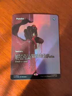 Ponder (Extended Art Foil) - Spider-Man - MTG - Image 1