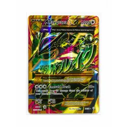 Pokemon M Rayquaza EX 098/098 Jumbo Promo Holo Mega 220 HP Emerald Break - Image 1
