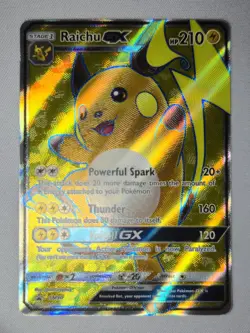 Raichu GX - SM90 Holo Promo Sun & Moon Promo Pokemon Mint FULL ART - Image 1