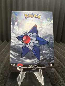 Staryu #120 - Cracked Ice Holo - Crystal Dark Black 2025 - Pokemon Card - Image 1