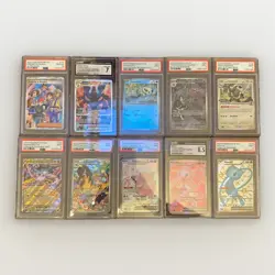 Pokemon CGC PSA Graded Lot of 10 Slabs Cards English IR Promos Shiny, PSA 10 - Image 1